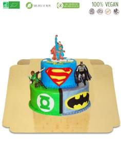 Happy-Cake.co.uk Vegan, organic and gluten-free Justice League cake - 60