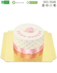 Happy-Cake.co.uk Organic baby shower, birth or baptism cake, vegan and gluten-free - 118