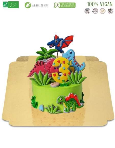 Happy-Cake.co.uk Organic, vegan and gluten-free dinosaur cake - 78