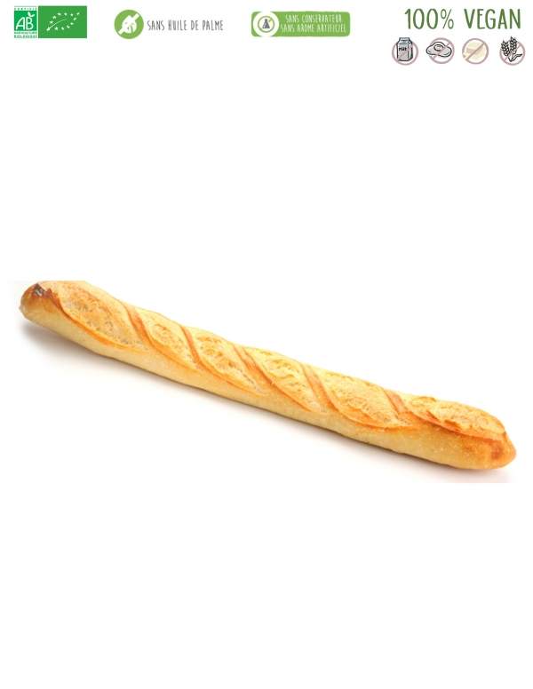 Happy-Cake.co.uk Vegan ketogenic baguette, organic, gluten free, low GI sugar free, suitable for diabetics and celiacs - 1