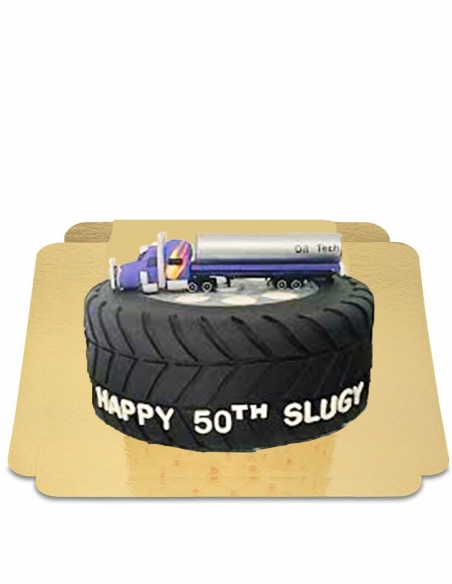 Happy-Cake.co.uk Vegan, organic and gluten-free trucker truck cake - 2
