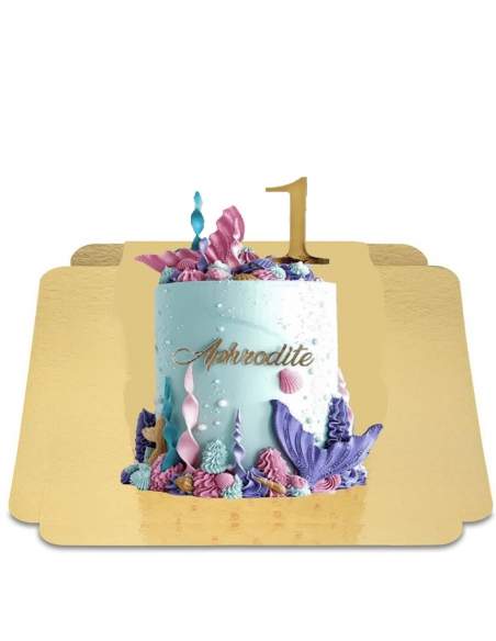 Happy-Cake.co.uk Vegan, organic and gluten-free mermaid cake - 57