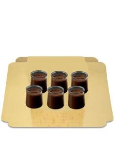 Happy-Cake.co.uk 6 Vegan, organic and gluten-free dark chocolate dessert creams low glycemic index Suitable for diabetics and ce