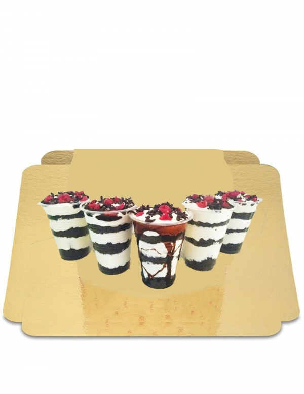 Happy-Cake.co.uk 4 Cake cup dessert without sugar, vegan, organic and gluten-free - 60