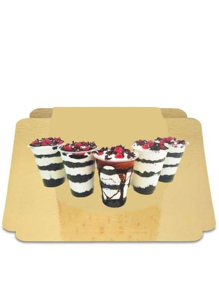 Happy-Cake.co.uk 4 Cake cup dessert without sugar, vegan, organic and gluten-free - 60