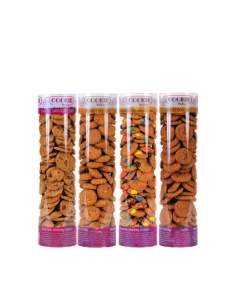 Happy-Cake.co.uk 500g tubes of mini cookies without low GI sugar, vegan, organic and gluten-free Adapted to diabetics and coelia