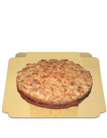 Happy-Cake.co.uk Apple crumble 12 parts vegan, without low GI sugar, organic and gluten-free Suitable for diabetics and coéliaq 
