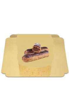 Happy-Cake.co.uk 3 chocolate or coffee eclairs without sugar, vegan, organic and gluten-free with low glycemic index - 55