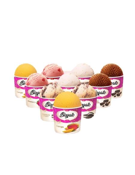 Happy-Cake.co.uk Vegan sugar-free, organic and gluten-free ice cream with a low glycemic index 250g Suitable for diabetics and c
