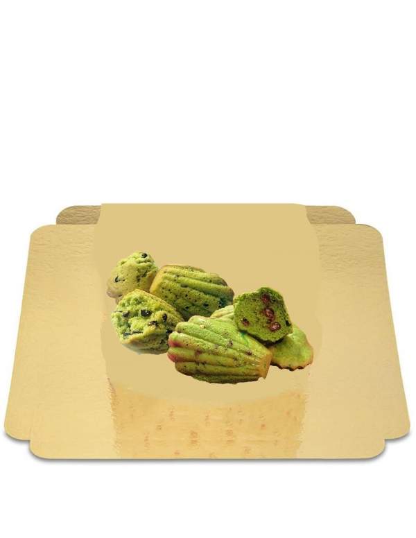 Happy-Cake.co.uk 4 vegan green tea madeleines, organic, low GI sugar free and gluten free Suitable for diabetics and celiacs - 1