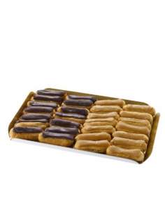 Happy-Cake.co.uk 16 Chocolate and coffee eclairs without sugar, vegan, organic and gluten-free with a low glycemic index Suitabl