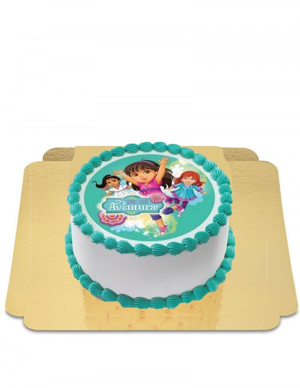 Happy-Cake.co.uk Dora and her friends cake vegan, organic and gluten-free - 36