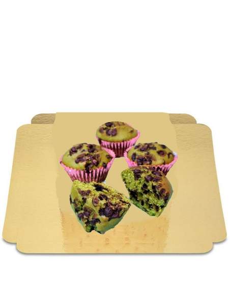 Happy-Cake.co.uk 4 Matcha green tea muffins without low GI sugar, vegan, organic and gluten-free low glycemic index Suitable for