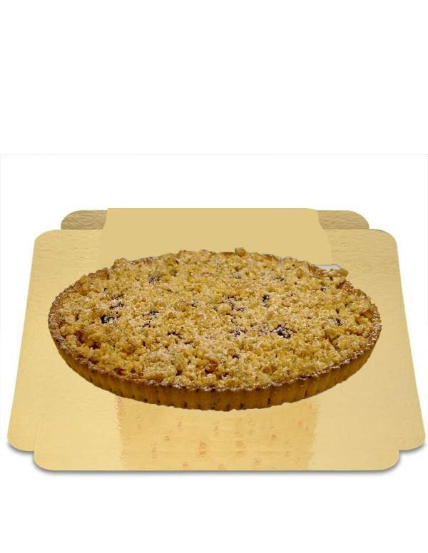 Happy-Cake.co.uk Vegan raspberry crumble, low GI sugar free, organic and gluten free Suitable for diabetics and celiacs - 1