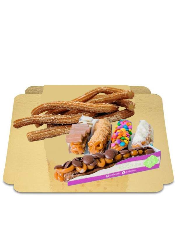 Happy-Cake.co.uk 10 customizable churros with vegan sweets, organic low GI sugar free and gluten free suitable for diabetics and