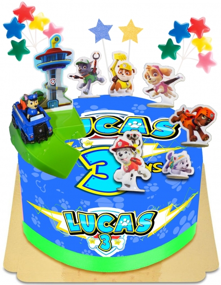 Happy-Cake.co.uk Paw Patrol Truck Chase Cake and Friends Egg Free, Vegetarian and Gluten Free - 26