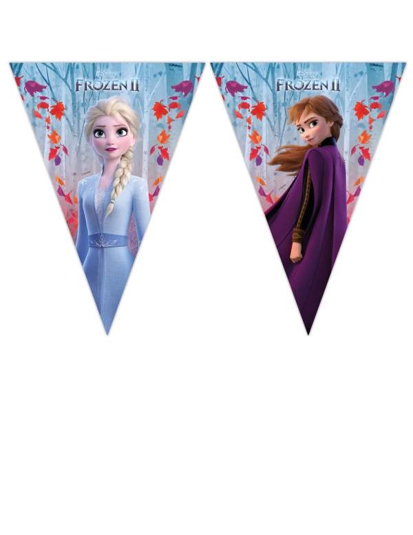 Happy-Cake.co.uk Disney princess snow queen birthday decoration pack - 2