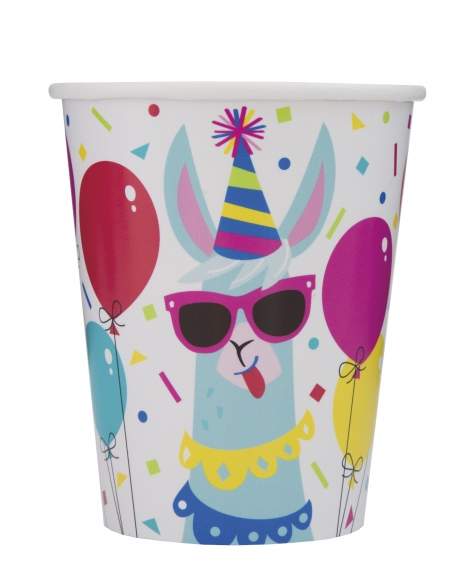 Happy-Cake.co.uk Cool and festive Llama birthday decoration pack (teenager, adult) - 5