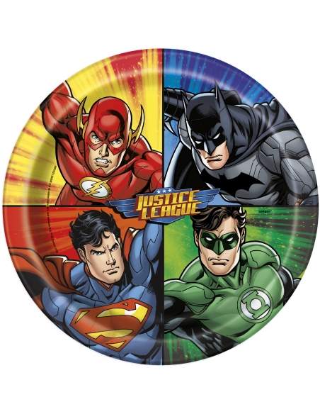 Happy-Cake.co.uk Justice league birthday decoration pack superman, batman - 2