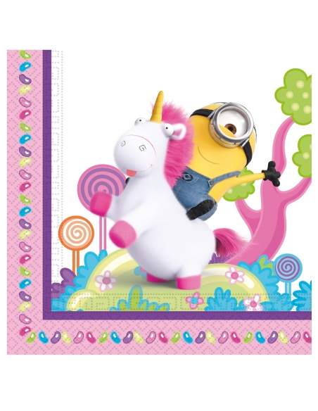 Happy-Cake.co.uk Minions birthday decoration pack for girl me, ugly and naughty - 3