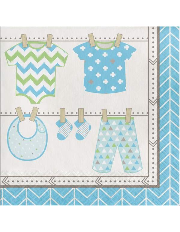 Happy-Cake.co.uk Birthday decoration pack birth baby shower boy - 7