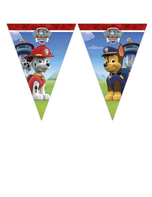 Happy-Cake.co.uk Paw patrol birthday decoration pack - 4