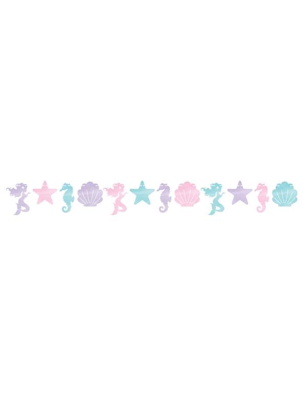 Happy-Cake.co.uk Mermaid birthday decoration pack Ariel the little mermaid Disney princess - 5