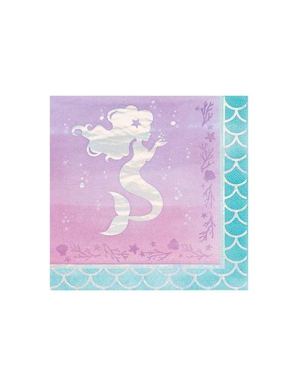 Happy-Cake.co.uk Mermaid birthday decoration pack Ariel the little mermaid Disney princess - 6