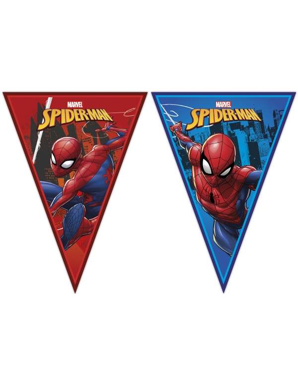 Happy-Cake.co.uk Spiderman Marvel Superhero Birthday Decoration Pack - 4