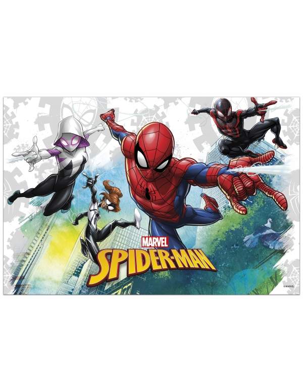 Happy-Cake.co.uk Spiderman Marvel Superhero Birthday Decoration Pack - 5