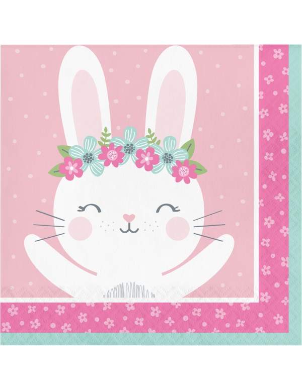 Happy-Cake.co.uk Bunny girl birthday decoration pack - 2