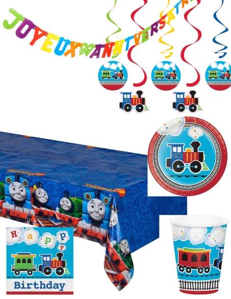 Happy-Cake.co.uk Thomas the train and his friends birthday decoration pack - 1