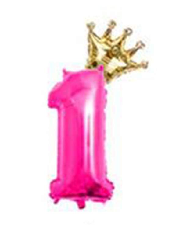 Happy-Cake.co.uk Number balloon with crown - 6