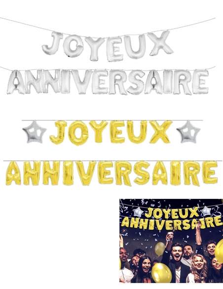 Happy-Cake.co.uk "Happy Birthday" Balloon Banner - 1