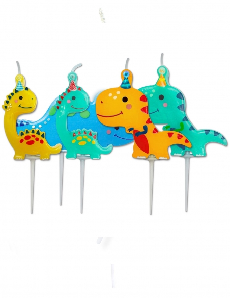 Happy-Cake.co.uk 5 dinosaur candles - 1