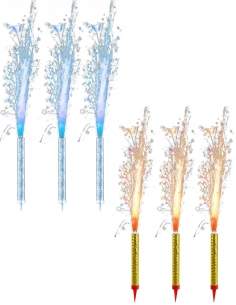 Happy-Cake.co.uk 3 Fireworks fountain candle - 1