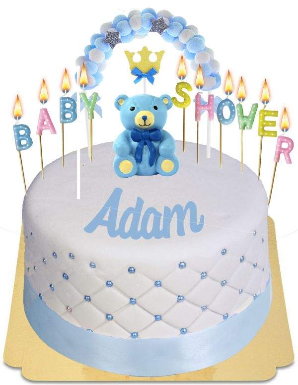 Happy-Cake.co.uk Gluten-free, organic and vegetarian baby shower cake - 22