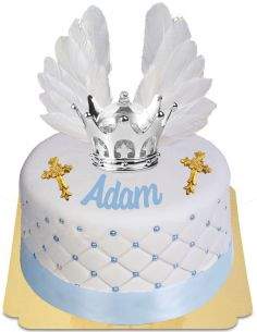 Happy-Cake.co.uk Gluten-free, organic and vegetarian boy's baptism cake - 16