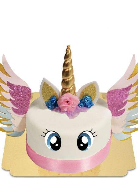 Happy-Cake.co.uk Gluten-free, organic and vegan winged unicorn cake - 1