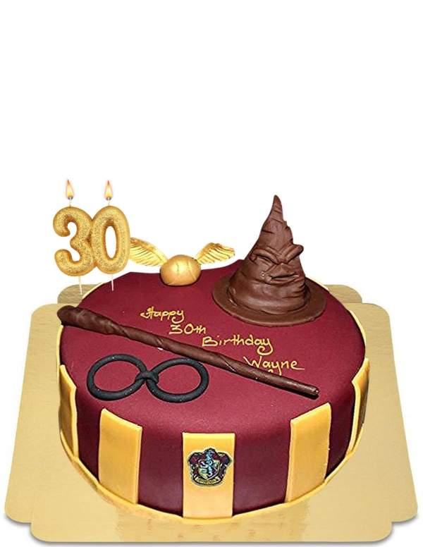Happy-Cake.co.uk Harry Potter cake with vegan skin and baguette, gluten free - 46