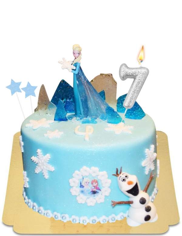  Frozen ice cream cake in sugar and vegan figurine, gluten free - 253