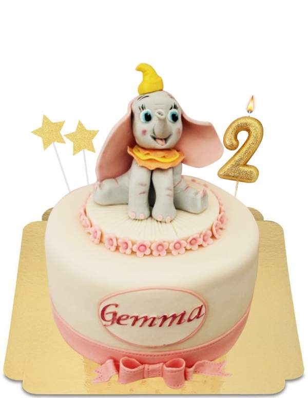  Vegan 2-year-old elephant cake, gluten-free - 2