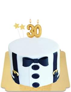  Vegan bow tie and suspenders cake, gluten free - 36