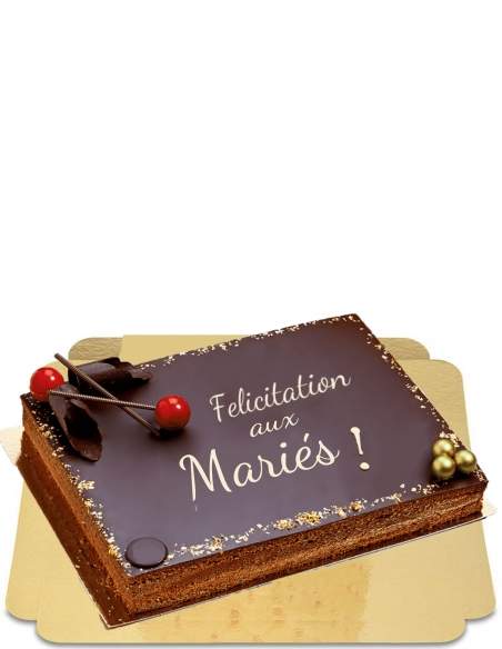 Celebration, wedding or engagement chocolate opera vegan, gluten free - 3