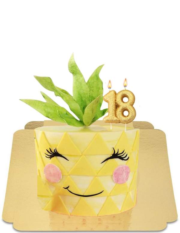 Vegan kawaii pineapple cake, gluten free - 211
