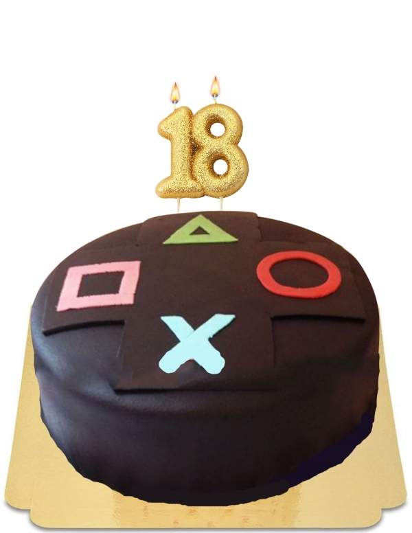  Gluten-free playstation controller look cake - 19