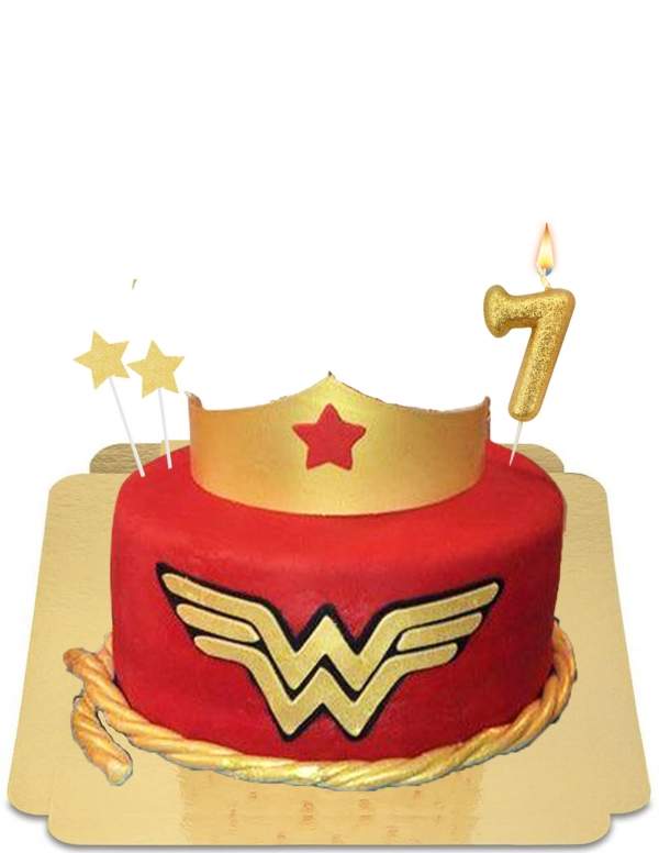  Vegan Wonder Woman Tiara Cake, Gluten Free - 74