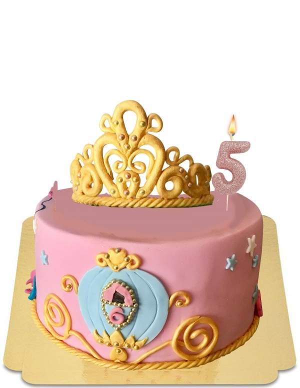  Vegan Cinderella Carosse Cake, Gluten Free - 284