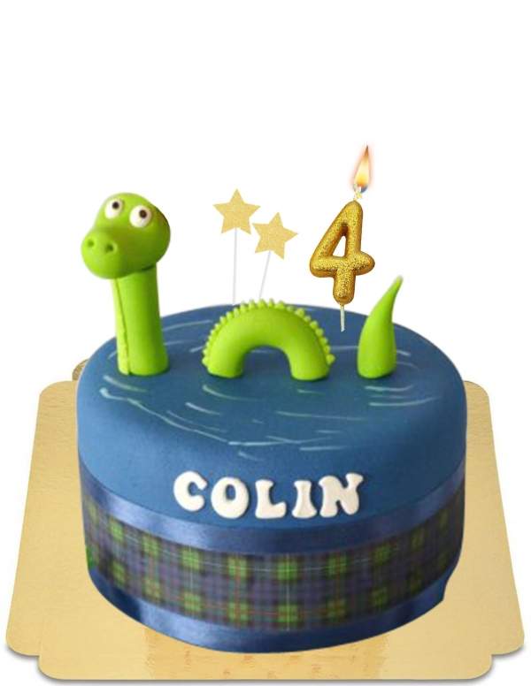  Cute vegan green sea monster cake, gluten free - 107