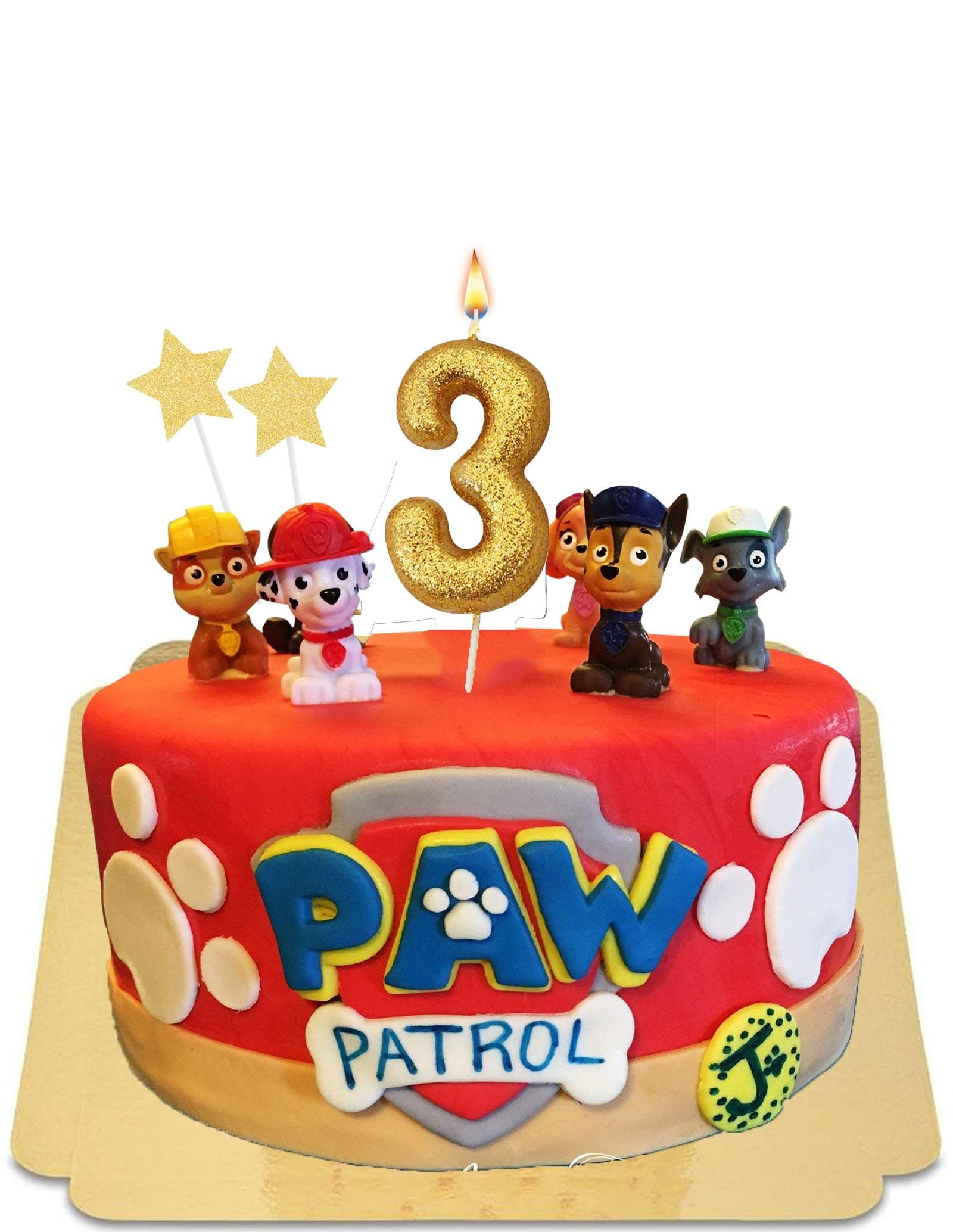 Cake Topper Impression Azyme Gâteau Figurine et Logo Paw Patrol - KIDESTOK